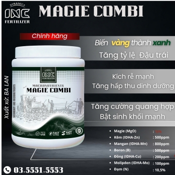 MAGIE COMBI phân bón giúp biến vàng thành xanh, cải thiện quang hợp 500ml