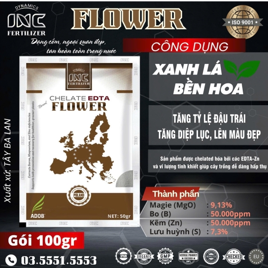 FLOWER – CHELATE EDTA (DNC Fertilizer)